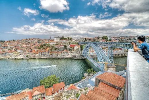 Blick auf Porto und Douro