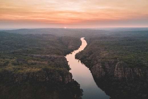 Flusslandschaft im tropischen Northern Territory Australien