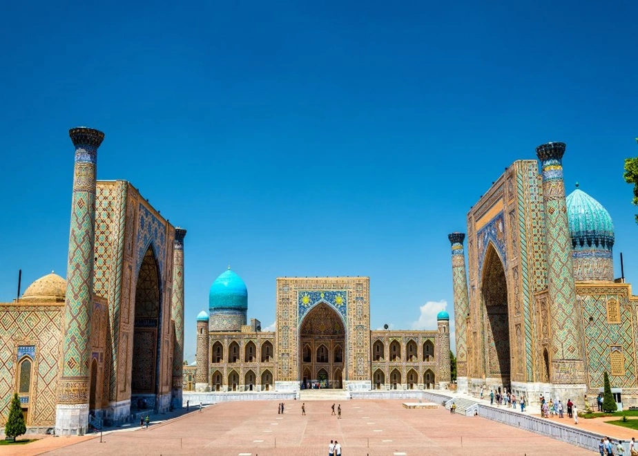 Registan-Platz in Samarkand Usbekistan