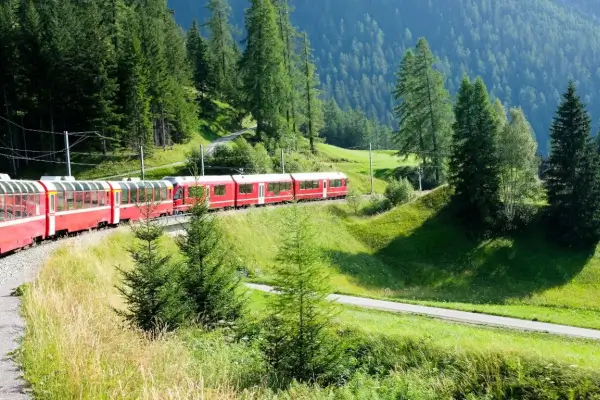 Bernina Express in der Schweiz
